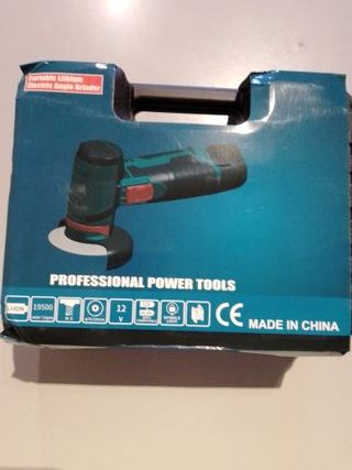 Mini radial 2 baterías litio y caja