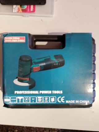 Mini radial 2 baterías litio y caja