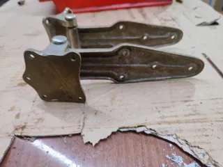 Juego de 2 bisagras antiguas