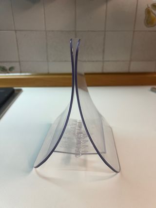 Portatovaglioli in plastica trasparente