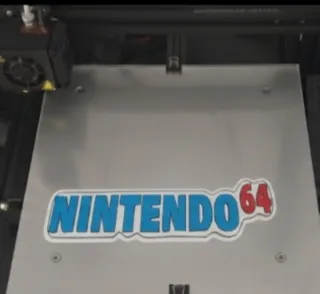 Logo Nintendo 64 Impreso 3D