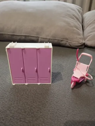 Mueble Gimnasio y Carrito Nancy