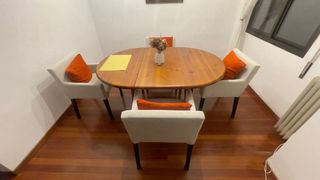 4 Sillas IKEA “MARENAS” con fundas beige