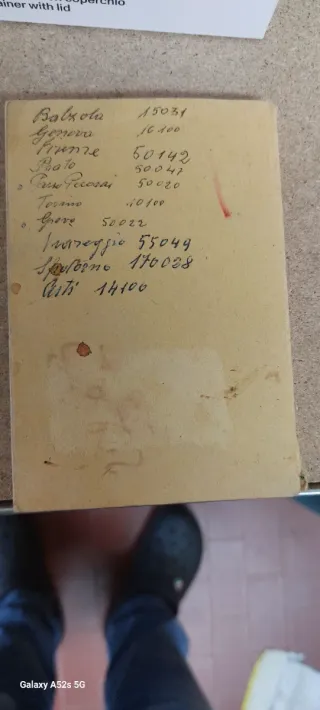 Libretto Codice Avviamento Postale 1967