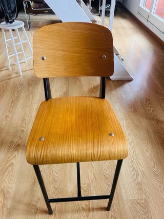 Sillas Taburete Estilo Jean Prouvé
