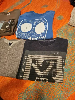 Lote talla M camiseta y jersey