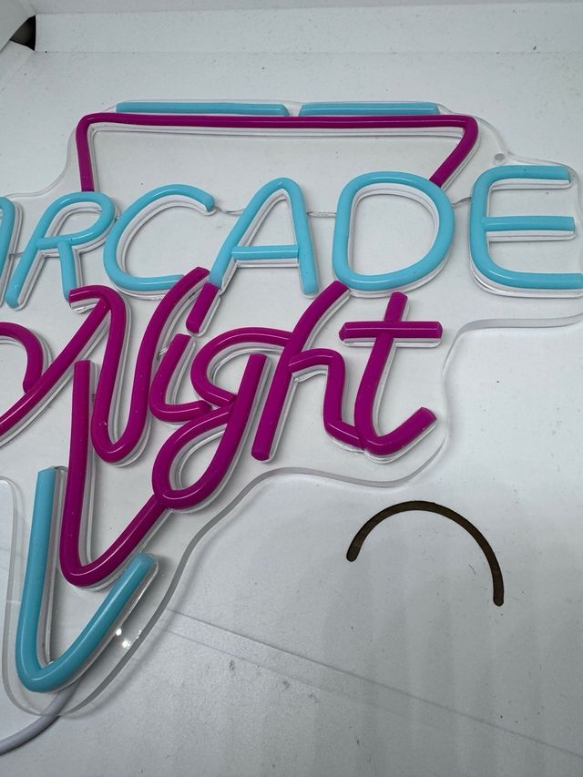 Letrero Neón LED Arcade Night