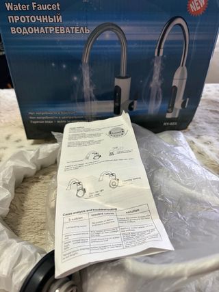 Grifo Calentador Agua Eléctrico