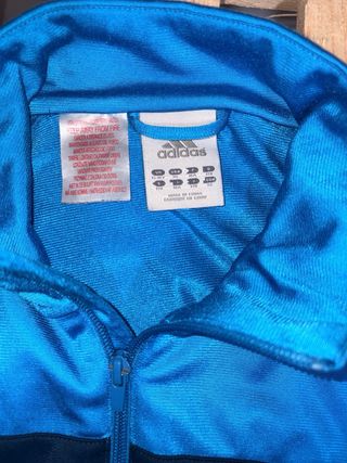 Felpa Adidas Zip Uomo/Donna Blu Taglia L
