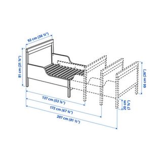 Cama IKEA SUNDVIK Blanca