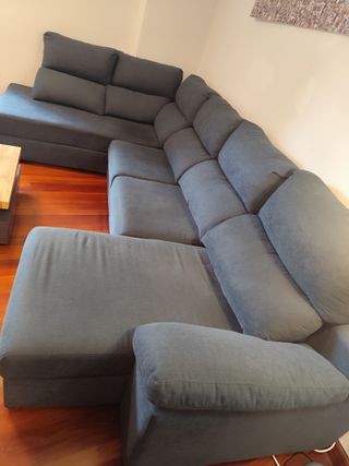 Sofá Rinconera Chaise Longue Gris