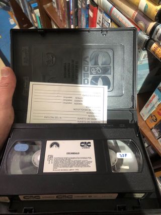 VHS Escándalo (El caso de Christine Keeler)