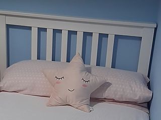 2 cabeceros cama 90 madera blanco