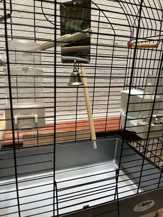 Jaula grande para pájaros 80x58x32 KIWOKO