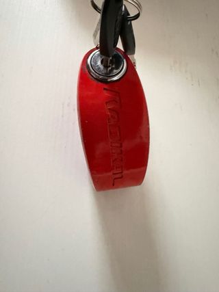 Antirrobo moto Radical rojo Candado