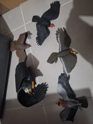 Figuras de pájaros volando