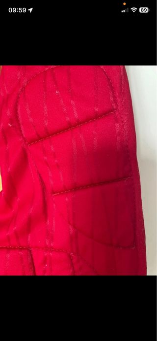 Maglia calcio Reusch rossa e gialla Anni 90 tg M