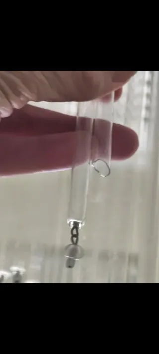 Lámpara de techo bronce y cristal