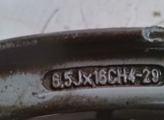Citroen 6.5 j x 16 ch4 llanta c4 sedan 475434