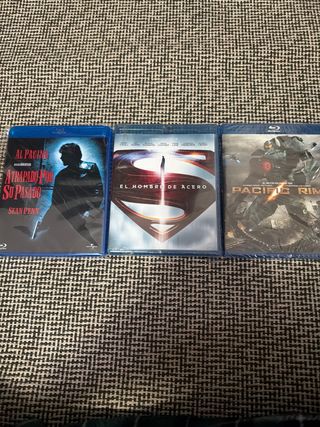 3 Películas Blu-ray (Español)
