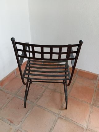 4 Sillas Hierro Forjado (4/70€)