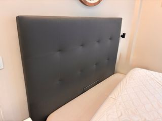 Cabecero Polipiel Maxcolchon 160x135 Gris