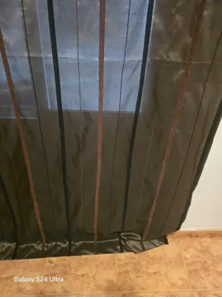 Cortina marrón 150 x 240cm NUEVO