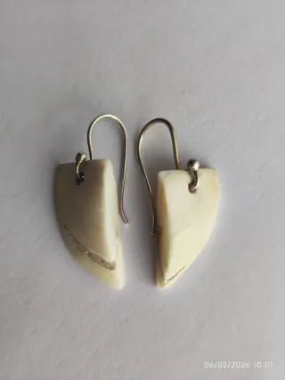 Pendientes Hallstatt Concha Plata