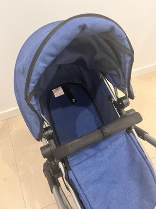 Carrito de juguete para bebé azul