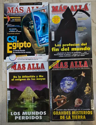 Revistas MAS ALLA antiguas