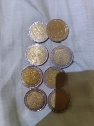 Lote monedas 2 euros conmemorativas