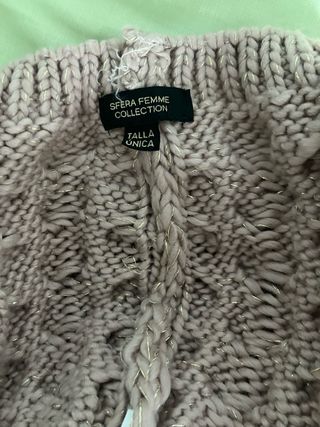 Gorro lana rosa palo con pompom