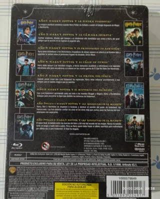 Harry Potter Colección Completa Blu-ray Caja Metal