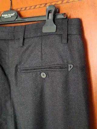 Pantaloni Dondup Lana Vergine Grigio