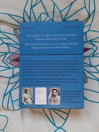 Autobiography of a Yogi Card Deck: A 52-Card De...