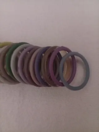 20 Anillos de Colores