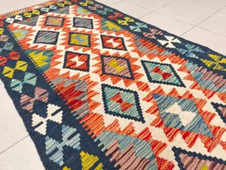 Tappeto Kilim afgano 199x80 cm
