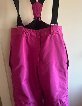 Pantalón de nieve niña rosa. Talla 8-10
