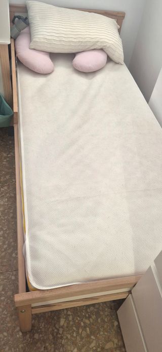 Cama individual 70cm madera