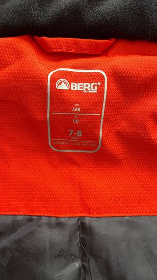 Chaqueta de esquí Berg naranja Talla 7/8.