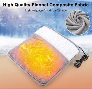 Calentador de pies USB gris nuevo