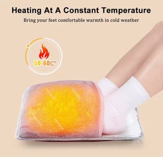 Calentador de pies USB gris nuevo