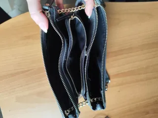 Borsa Parfois grigia con tracolla a catena