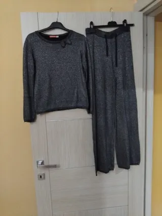 Completo bambina scintillante 12 anni