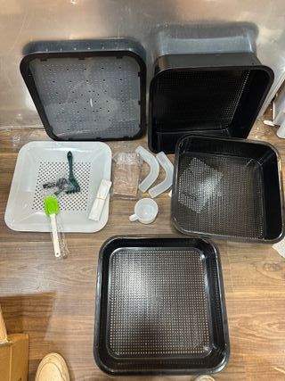 VEVOR Compostador de Lombrices 50 L con 5 Bandejas