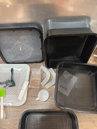 VEVOR Compostador de Lombrices 50 L con 5 Bandejas