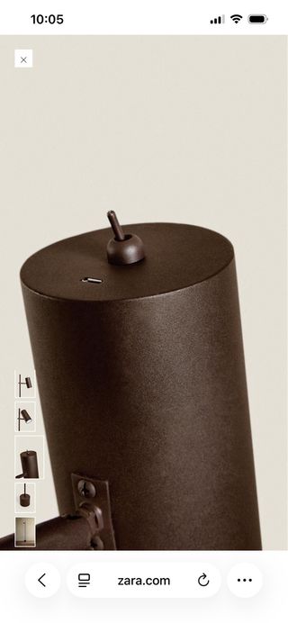 Lámpara de pie Zara Home foco