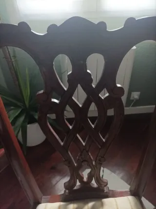 Sillón Chippendale caoba