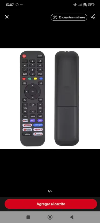 Mando a distancia CHIQ , td systems, Hisense, LG,