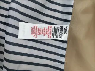 Gabardina Niña YOUNG DIMENSION Beige Talla XS